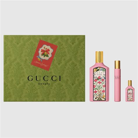 gucci floral gift set|Gucci gorgeous gardenia gift set.